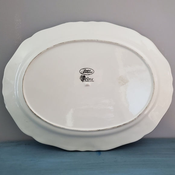 Large Pamela Gladding Vintage Platter Flora - Picture 10 of 10